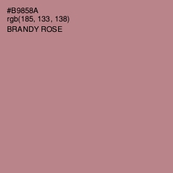 #B9858A - Brandy Rose Color Image